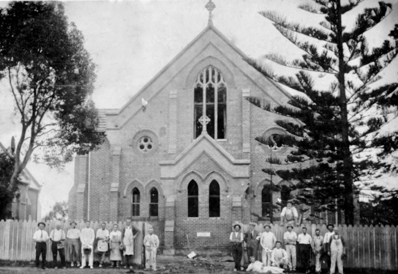 All Saints Kempsey finishing crew 1922